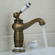 Rubinetto bagno ottone antico