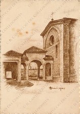 1937 SORESINA Oratorio del Buon Pastore Giovanni Misani Cremona Cartolina