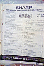 Sharp QT-37H / QT-37E Radio