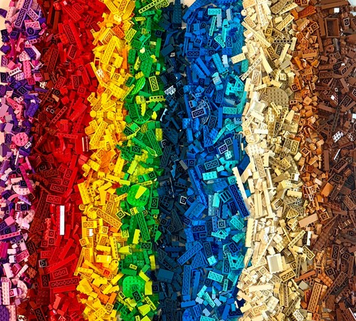 Lotto lego per colore 2 - lego,