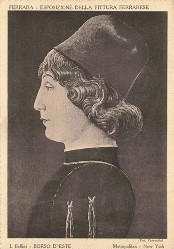 Cartolina arte bellini borso - arte,