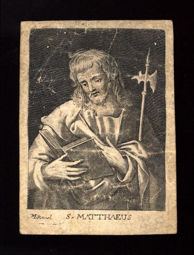 Santino pergamena 1700 - santino,