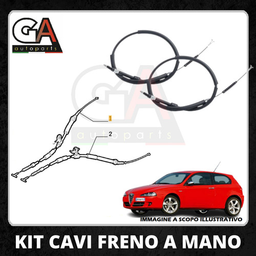 Kit cavi corde - , freno