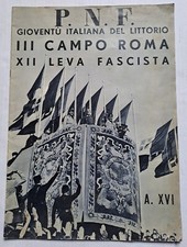 P.N.F. Pnf Gioventù Italiana