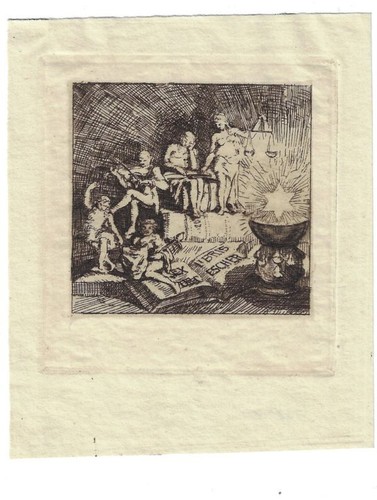 Gertrud escher exlibris für - exlibris,
