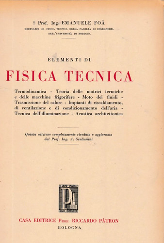 Elementi fisica tecnica - di,