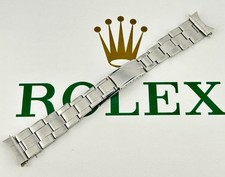 Rolex 6635 Stretch-Style 1962 Oyster Rivet 19 mm cinturino acciaio inox estremità 60