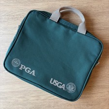 Valigetta vintage PGA USGA Media Bag verde vintage made in USA golf da collezione