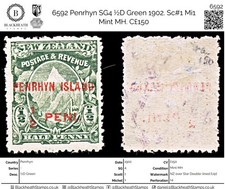 6592 Penrhyn SG4 1/2D verde