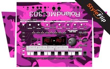 Roland MC-303 Groovebox | Mimetico Rosa | Decalcomania Protettiva | Pelli StyleFlip
