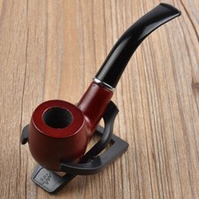Handmade fine wooden pipe with