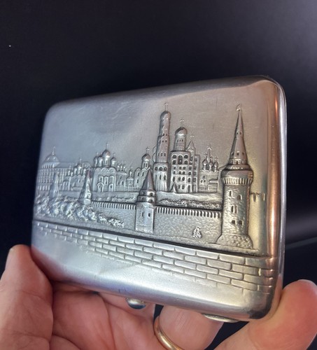 Russian silver cigarette - silver,