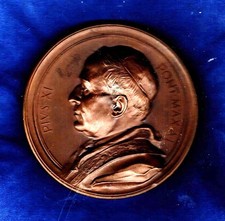 MEDAGLIA 1922 PAPA PIO XI ANNO I°