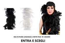 Carnevale halloween boa piume - carnevale,