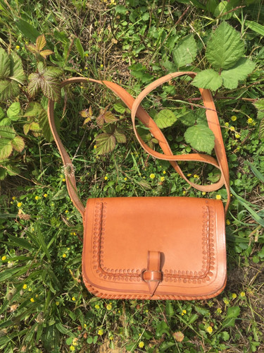 Borsa mano vintage marrone - borsa, a