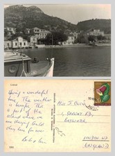 Vintage postcard lopud - vintage,