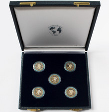 5 x 5 euro BRD anello