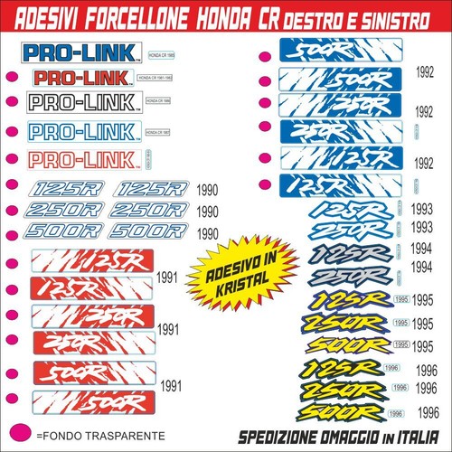 Adesivi forcellone per - adesivi,