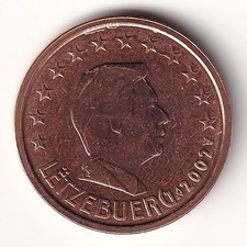 Moneta centesimi lussemburgo - 2,