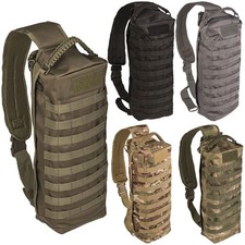 MIL-TEC Sling Bag Tanker molti colori Army zaino outdoor Molle borsa a tracolla