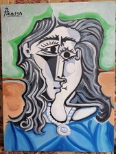 Dipinto olio Pablo Picasso