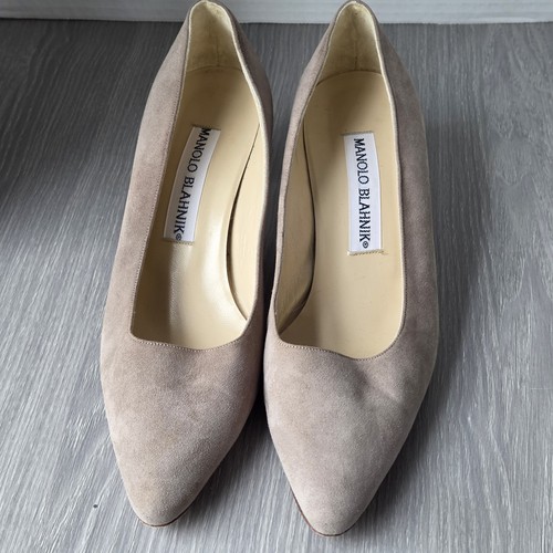 Manolo blahnik taupe - manolo,