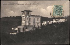 cartolina SETTIGNANO villa marinari-piazza desiderio