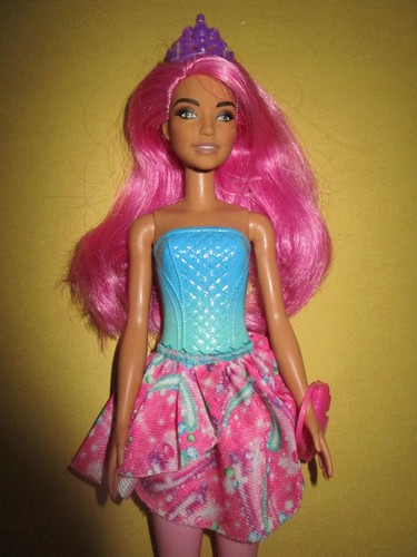 B2361 barbie capelli - barbie, rosa
