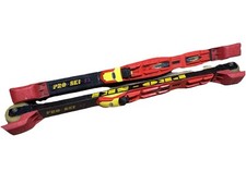 Rottefella NNN Pro-Ski S2 Roller Skies Classic Rosso Giallo Nero Vintage 26"