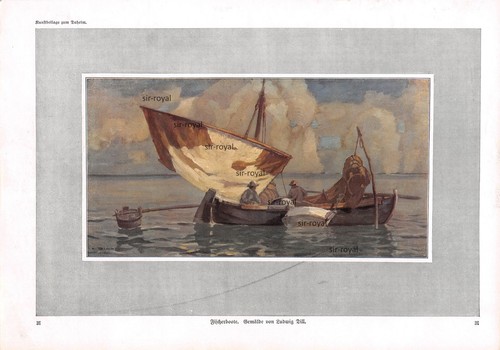 Fischerboote ludwig dill - fischerboote,