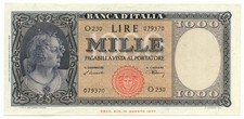 1000 LIRE ITALIA ORNATA DI