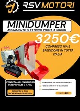 Motocarriola minidumper Autocaricante RSV SPEDIZIONE INCLUSA