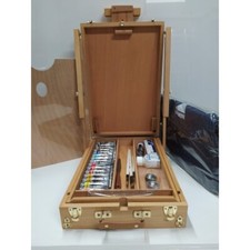 CASSETTA CAVALLETTO DA TAVOLO CON COLORI ACRILICI POLYCOLOR MAIMERI