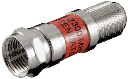 Goobay attenuatore sat 6db - sat, f/f