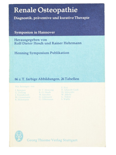 Buch renale osteopathie - buch:,