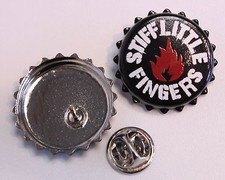 STIFF LITTLE FINGERS FLAME PIN