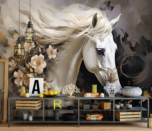 Carta parati cavallo - da,