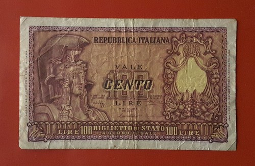 Banconota 100 lire 1951 - lire,