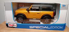 FORD BRONCO BADLANDS 2021 1:24 Maisto Special Edition Die Cast Modellino