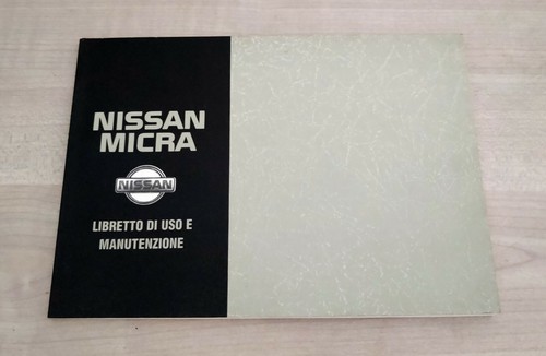 Nissan micra libretto manuale - nissan,