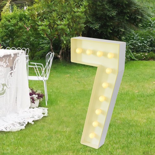 Numero luminoso led lettere