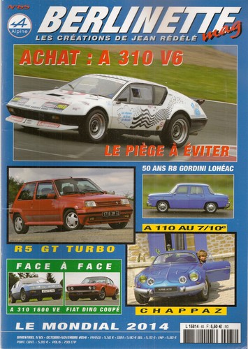Berlinette mag alpine a310 - alpine,