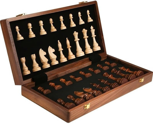 Set scacchi noce pieghevole - scacchi,