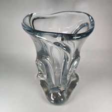 VASO CRISTALLO CENTROTAVOLA PORTAFIORI COPPA CRYSTAL VASE lavorazione artistica