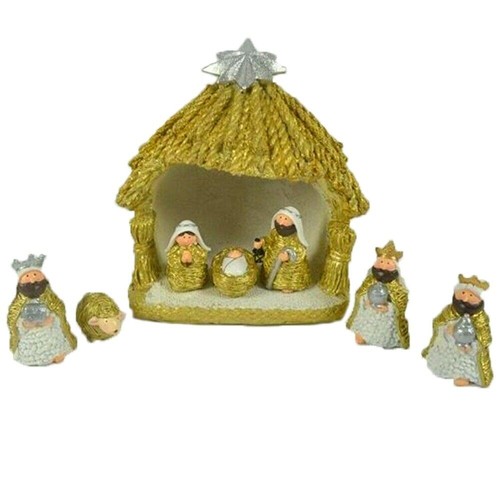 Presepe con capanna natività