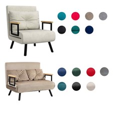 HOMCOM Poltrona Letto 3 in 1