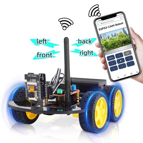 Kit auto robot 4wd esp32 - robot,