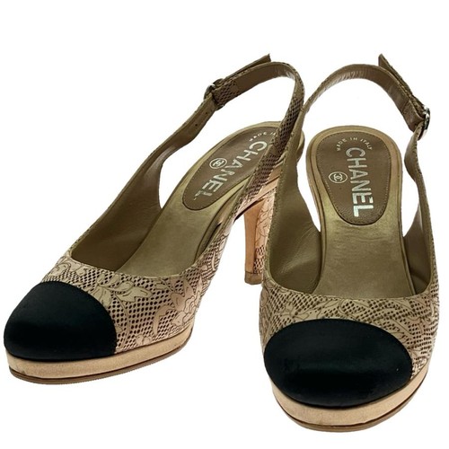 Chanel slingback strap - chanel, sandals
