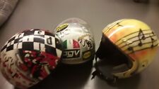 Stock N.3 caschi in blocco usati casco moto go kart 