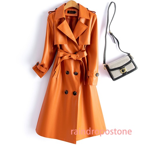 Trench donna vera pelle - , di